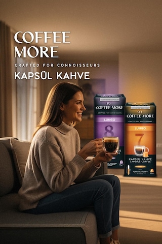 Coffee More Kapsül Tanışma Paketi 40 Kapsül Kapsül Kahve