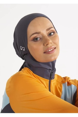 Mayovera Antrasit Logo Tasarım Bone Siyah