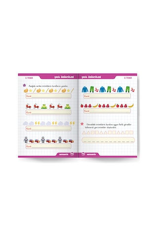 2. Sınıf Etkinlikli Soru Bankası Matematik 1. Kitap