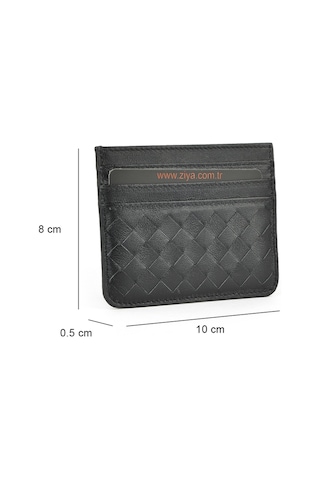Ziya, Unisex Hakiki Deri Kartlık 1539852z06 Siyah 1539852z06 000 Siyah