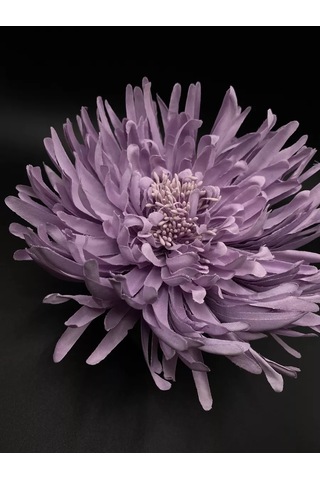 Amely Rid Kumaş Büyük Broş Toka "kore Pembesi Çiçeği" 196354931 Lavanta