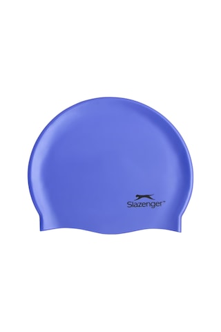 Slazenger Yüzücü Bonesi Silikon Sn00 Royal Pvc Zipper Bag Açık Mor