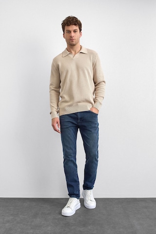 Back & Bond Erkek Polo Yaka Kazak B35w40029 114 Bej Bej