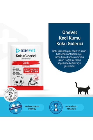 Onevet Kedi Koku Giderici Çilek Kokulu 25 Gr. 15 Adet Oc203b15
