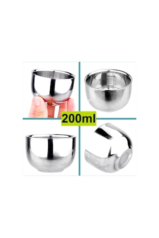 Omeniv 200ml Çift Duvarlı (Double Wall) 304 Çelik Kahve Fincanı Çok Renkli