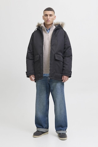 Jack & Jones Jjcharlıe Detachable Faux Fur Parka Erkek Kürk Detaylı Parka - Şık Ve Fonksiyonel Siyah
