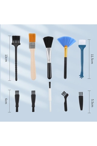 Bilgisayar Telefon Klavye Fente Toz Temizleme Fırça Seti Optik