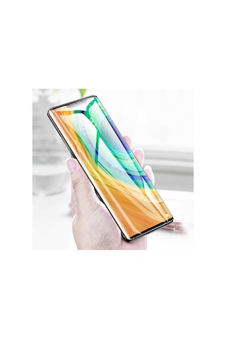 Noktaks - Huawei Mate 30 Pro Uyumlu - Ekran Koruyucu Süper Pet Ekran Koruyucu Jelatin - Şeffaf