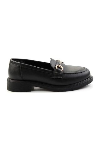 Bambi Siyah Kadın Loafer Ayakkabı K01714130009 Siyah