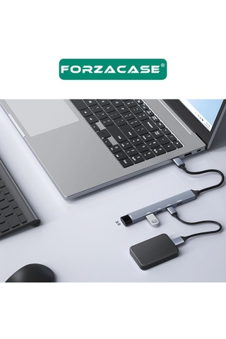 5in1 Type-c To Usb 3.0 Pd Çoklayıcı 100w Şarj Adaptörü - Fc902