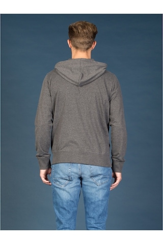 Colin's Regular Fit Kapişonlu Antrasit Erkek Sweatshirt CL1002717_q1.v1_ANM