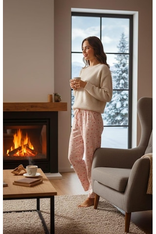 Sude Kadın Pijama Altı Açık Pembe