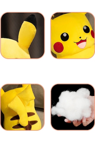 Pikachu İthal Lisanslı 30cm Peluş Oyuncak Figür