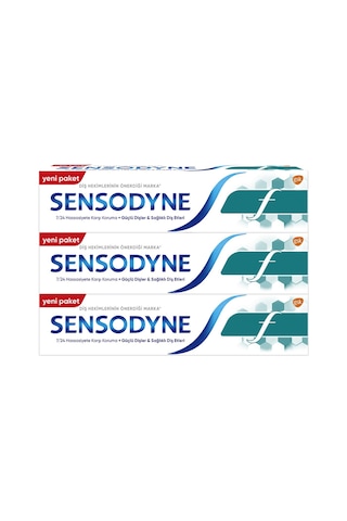 Sensodyne Günlük Koruma F Florürlü Diş Macunu 3 x 75 ML