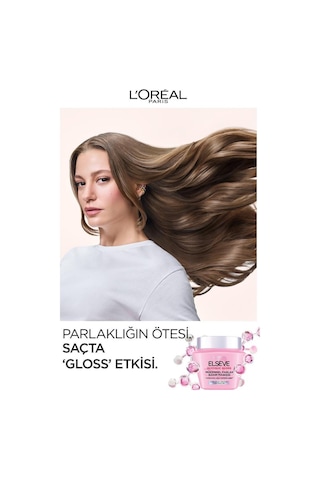 Glycolic Gloss Mükemmel Parlaklık Veren Saç Bakım Maskesi 300ml 3600524246884-11197