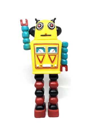 Buffer Decotown Nostaljik Sevimli Uzaylı Robot Şeklinde Figür Biblo 11