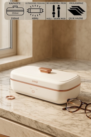 Mioji Mio Uv1c Takı Saat Gözlük Temizleyici - Beyaz