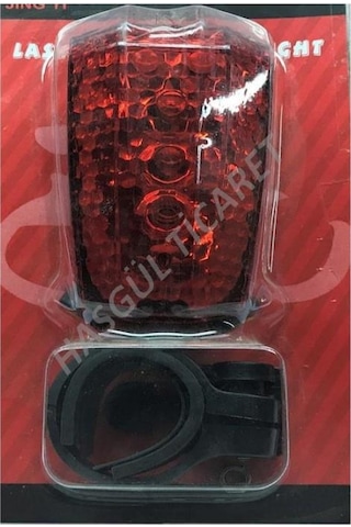 Hsgl Bisiklet Laser Arka Stop 2L Mavi - Beyaz