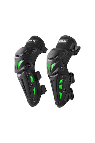 Sones Motolsg MT-05 2'si 1 Arada Motosiklet Bisiklet Sürme Koruyucu Dişli Dirsek Pedleri Yeşil