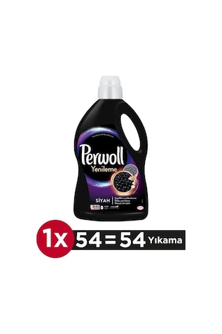Perwoll Siyah Renkliler için Sıvı Çamaşır Deterjanı 54 Yıkama 2.97 L