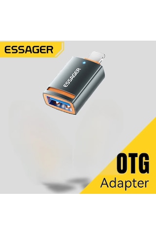 Essager Apple Uyumlu iPhone Lightning To Usb 3a 480mbps Çevirici Dönüştürücü