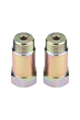 Konesam 45mm Demir Oksijen Sensörü Uzatıcı M18 1.5 , Araçlarda Exhaust Mesafesini Artırır, Hho Sistemi/test Borusu İçin, 2 Adet Sarı