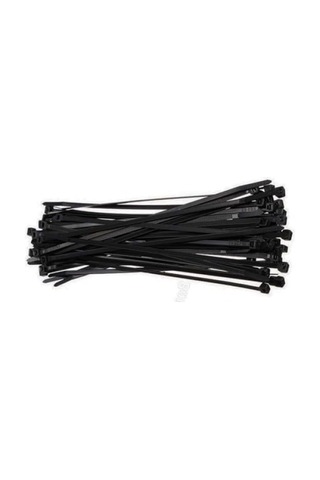 Siyah Plastik Kablo Bağı - 4.8x300mm 100 Adet