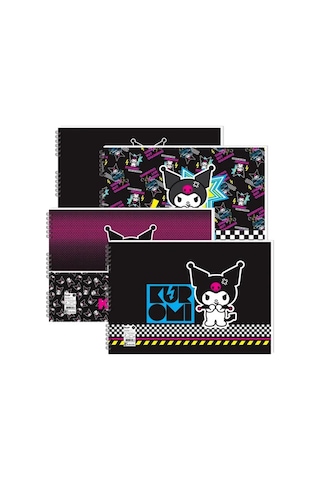 Keskin Color Kuromi 25x35 15 Yaprak Spiralli Resim Defteri