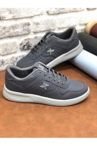 Luttoon Büyük Numara 45-46-47-48 Ortopedik Erkek Spor Ayakkabı Gri