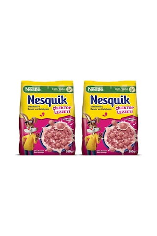 Nesquik Çilektop Lezzeti 310 Gr Mısır Gevreği X 2 Adet