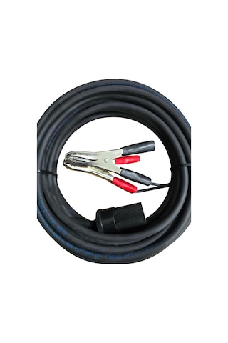 Aküden Bağlantılı Araç Çakmaklık Uzatma Kablosu Akü Maşalı 12-24 V/16a 2 X1,5mm Ttr Bakır 10mt-siyah