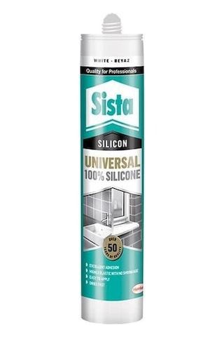 Sista Üniversal Beyaz Silikon 280 Ml
