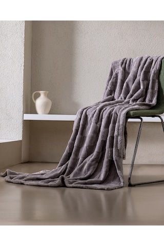 Vaporeux Welsoft Düz Tv Battaniye - Gri 8684427293096 Gri