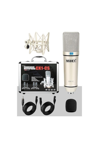 Karın Bölgesix Superior Pack-3 Stüdyo Kayıt Ekipmanları Glx-800 Ses Kartı Cx1 Stüdyo Mikrofon