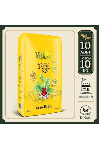 Yeşil İnci Rize Çay 10 x 1 KG