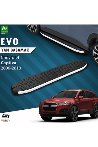 S-dizayn Chevrolet Captiva Evo Aluminyum Yan Basamak 183 Cm 2006-2018