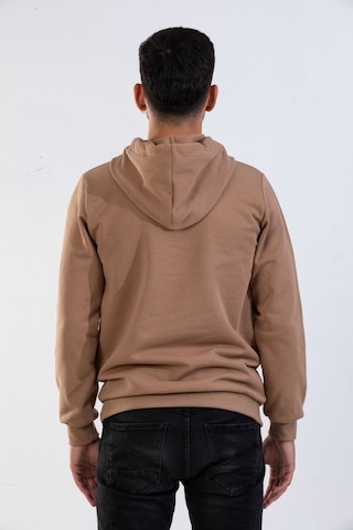 Rafcoll Ünisex Camel Kapşonlu Sweathırt Camel