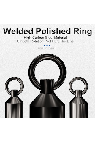 Krallık Rulman Döner Balıkçılık Konnektörü Yüksek Mukavemetli Haddeleme Paslanmaz Çelik Olta Takımı Topu Balıkçılık Aksesuarları