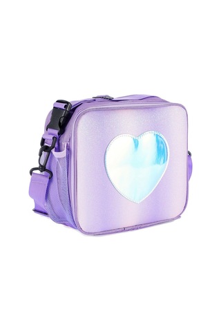 Dinosaurs Yalıtımlı Öğle Yemeği Çantası Organizatör Piknik Depolama Tote Çanta Açık Mor Açık Mor Altın