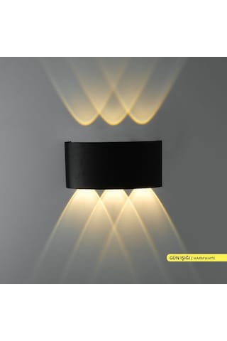 ACK 6W Çift Yönlü LED Duvar Aplik İç ve Dış Mekan Dekoratif Aydın Diğer