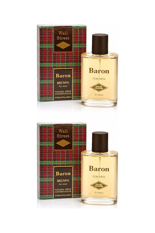 Wall Street 2li Set -baron Brown- For Men Parfüm 2x100ml Odunsu