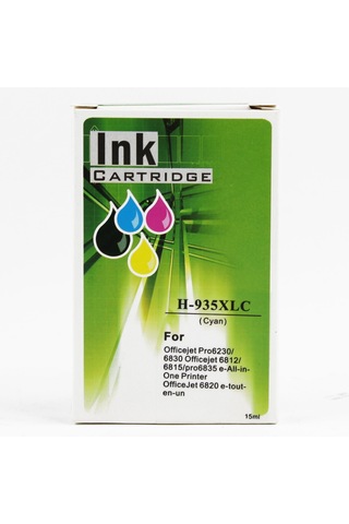 Uyumlu İnk For Hp 935xl Mavi İnk Kartuş 13ml