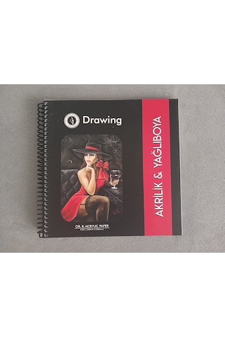 Profesyonel Akrilik Ve Yağlı Boya Çizim Defteri 20x20 Cm 250 Gr 24 Yaprak