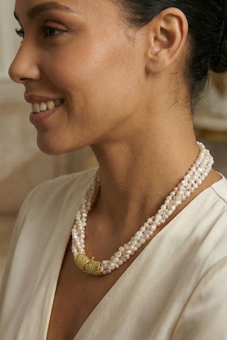 Aurora Gümüş Kolye Sarı