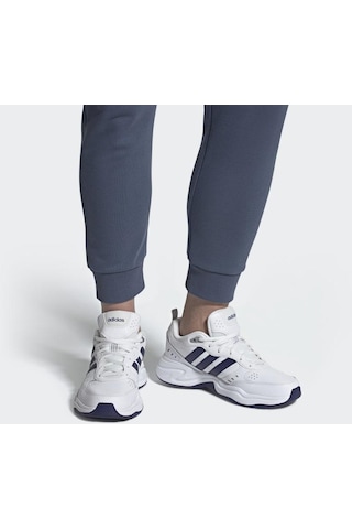 Adidas Strutter Erkek Spor Ayakkabı Beyaz - Lacivert