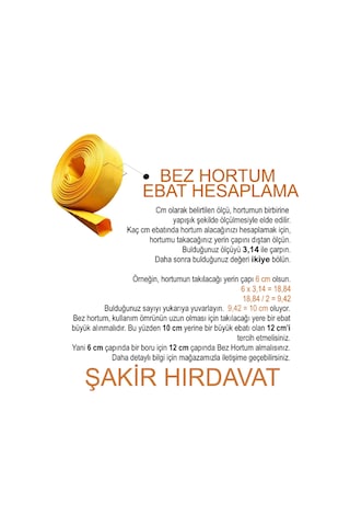10 Cm 80 Metre Süper Örme Bez Salma Sulama Hortumu 6 Cm Çapında