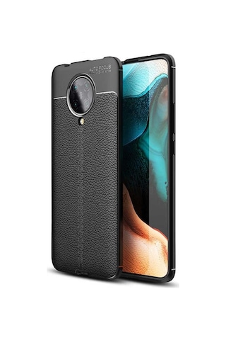 Xiaomi Poco F2 Pro Kılıf Zore Niss Deri Desenli Silikon Kılıf