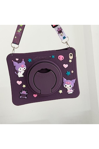 Samsung Galaxy Uyumlu Tab S10 Fe+ Plus 13.1inç Kılıf Cute Dolls Standlı Eğlenceli 3d Karekterli Çocuk X620 X626 Kapaklı Kılıf