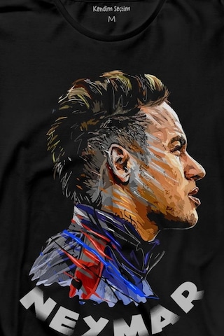 Neymar Jr 10 Psg Uzun Kollu Tişört Baskılı T-shirt 001