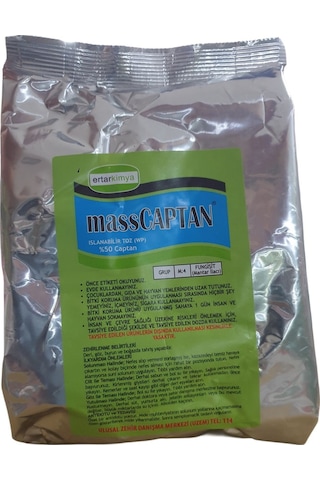 Masscaptan 400 Gr Kaptan Kara Leke İlacı Külleme İlacı Yaprak Küfü İlacı Mildiyo Mildiyö İlacı